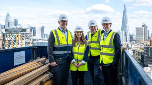 Ed Davey at 220 Blackfriars with JTRE London and Southwark Charities
